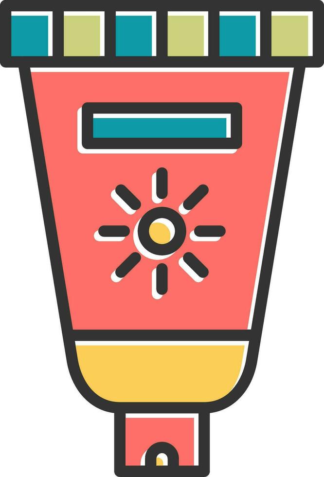 Sunscreen Vector Icon