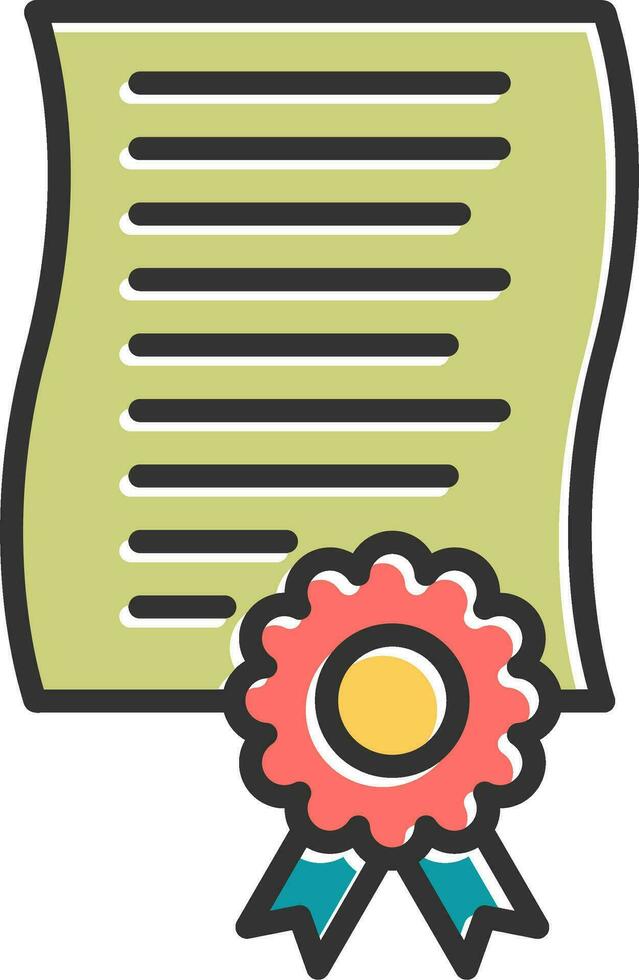 Certificate Vector Icon