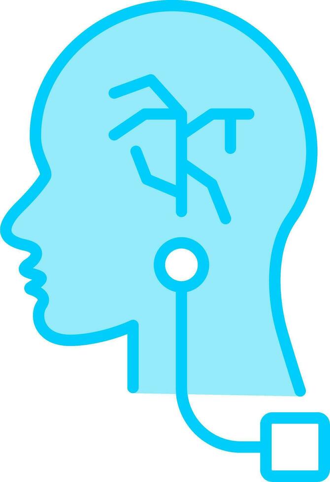 Vagus Nerve Stimulation Vector Icon