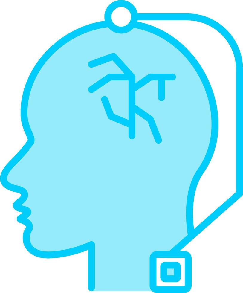 Deep Brain Stimulation Vector Icon