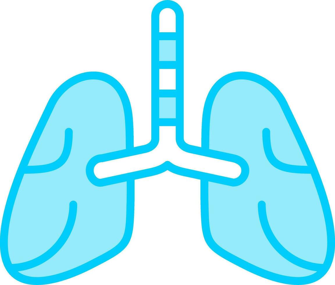 Lungs Vector Icon