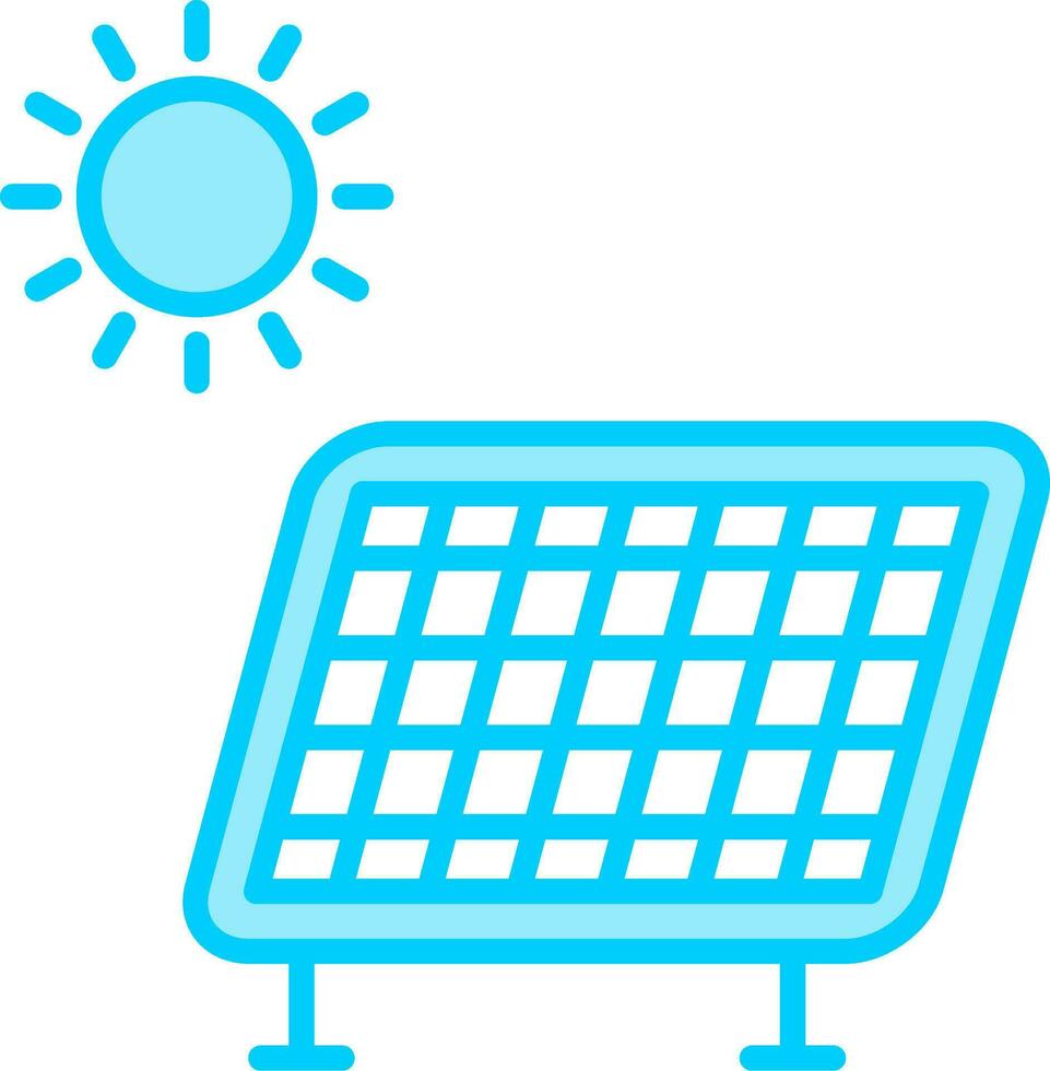 icono de vector de panel solar