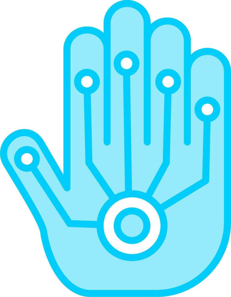 Wired Gloves Vector Icon