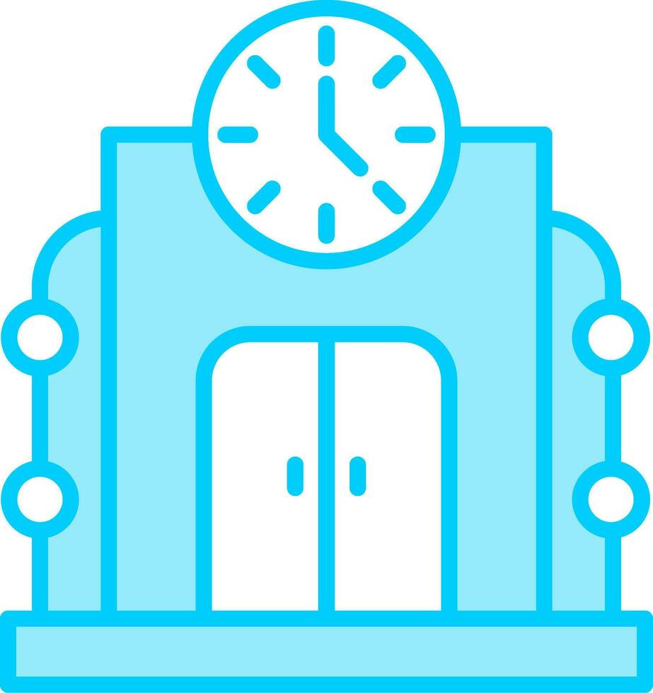 hora máquina vector icono