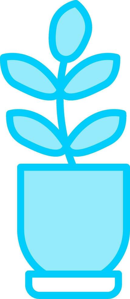 Ficus Elastica Vector Icon