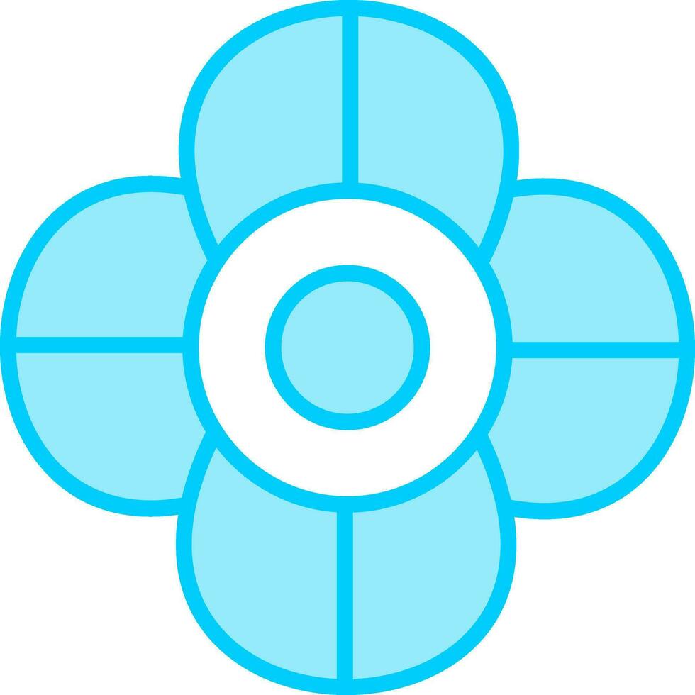 African Violet Vector Icon