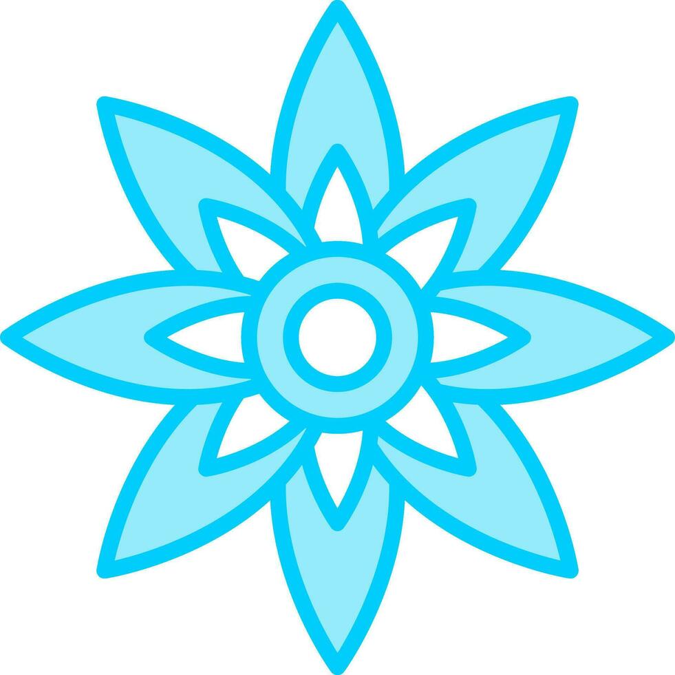 icono de vector de flor de loto