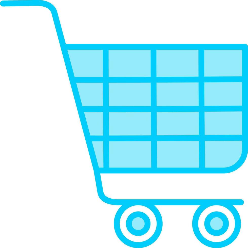 icono de vector de carrito de compras