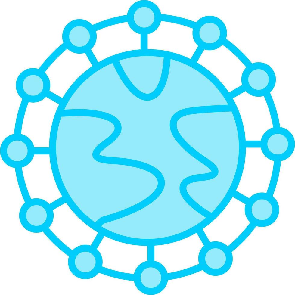 Global Network Vector Icon