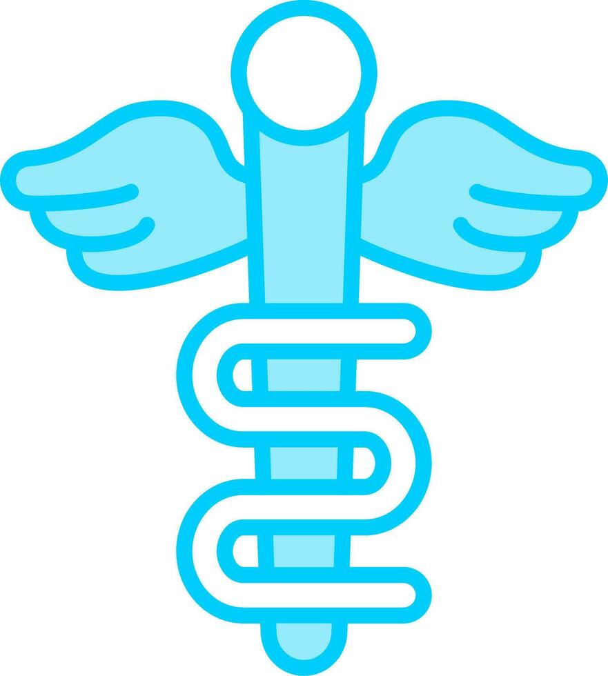 Rod Of Asclepius Vector Icon