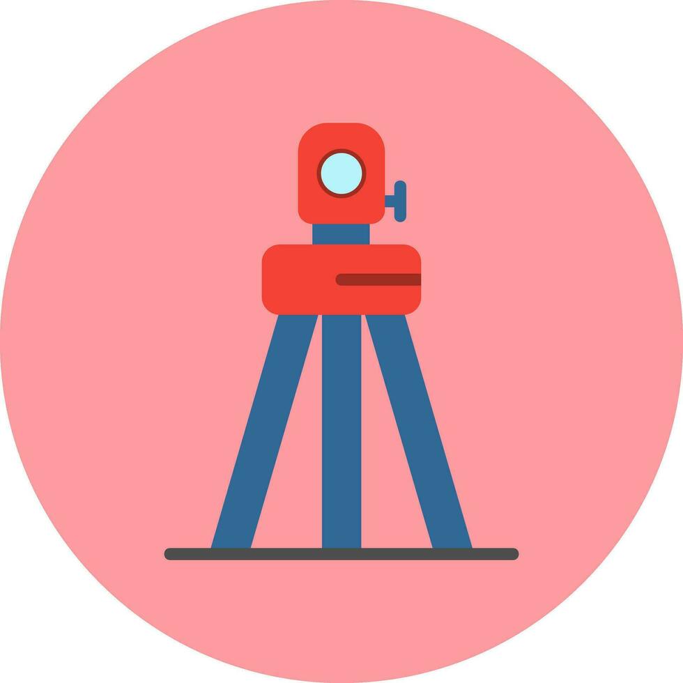 Total Station Vector Icon