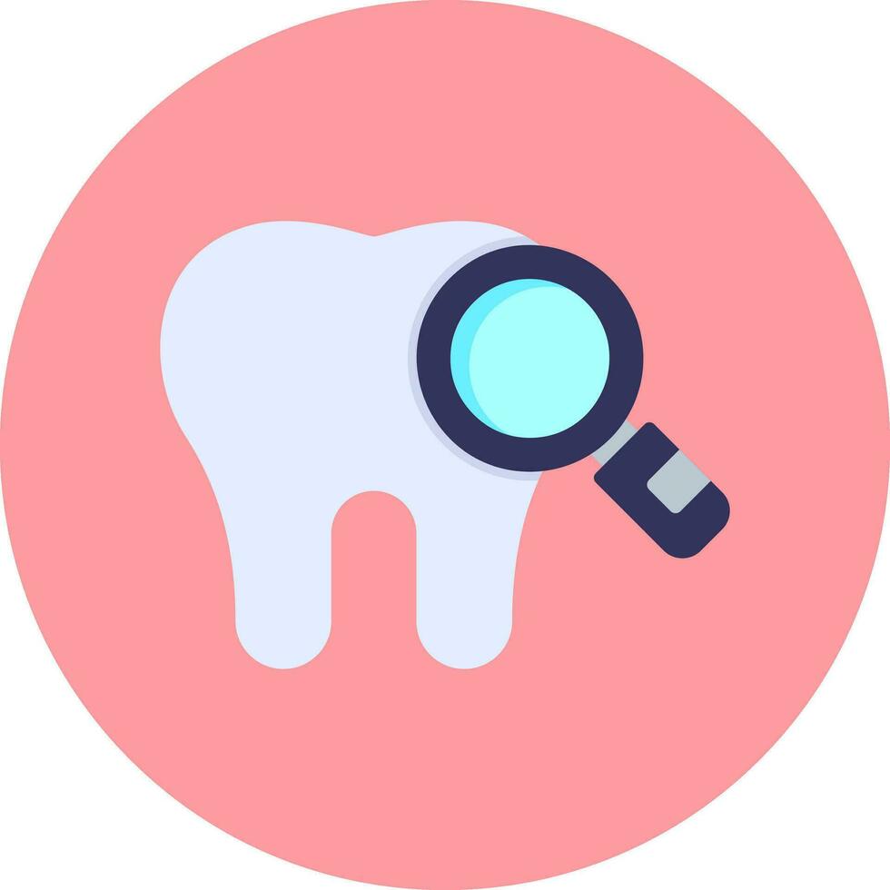 dental chequeo vector icono