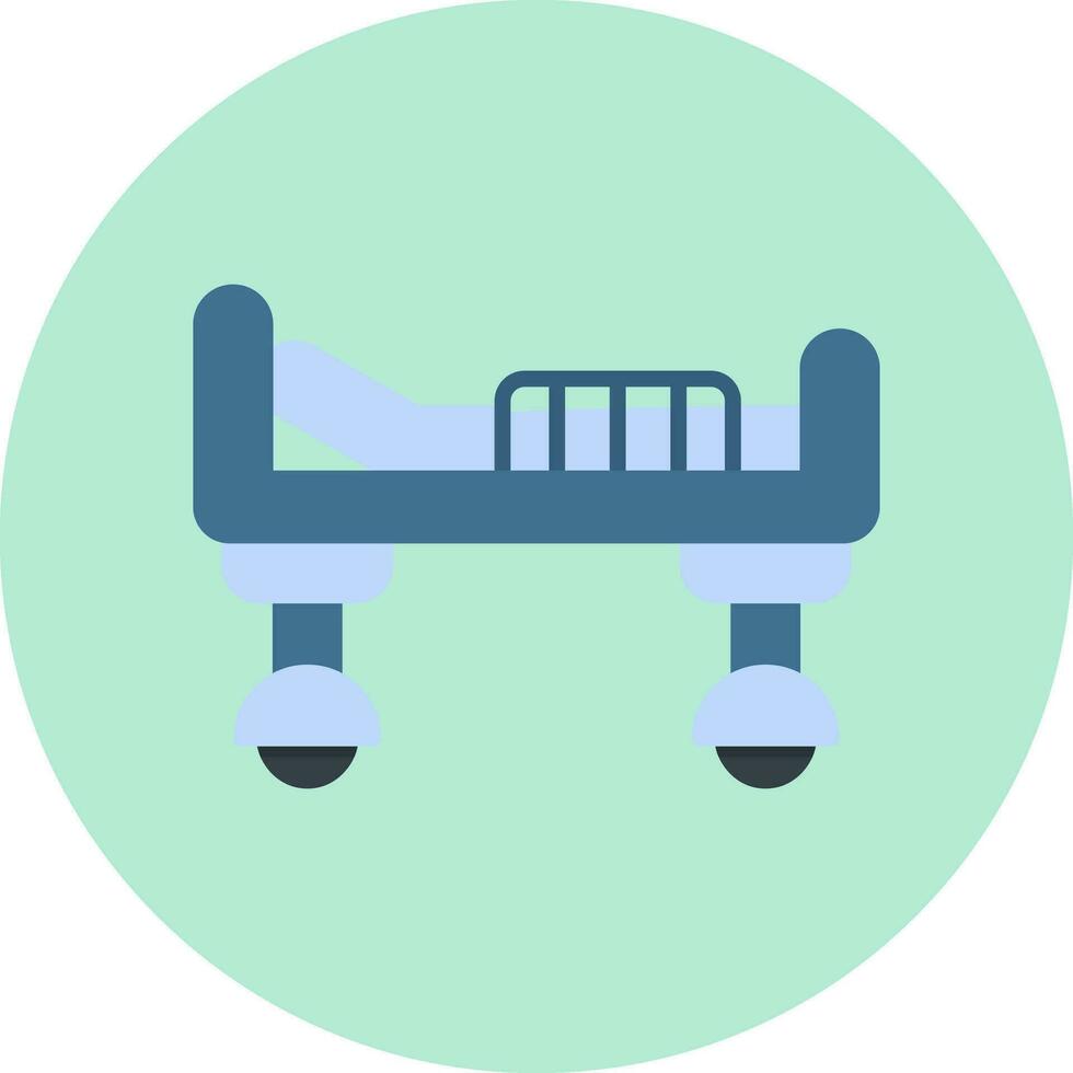 Hospital Bed Vector Icon