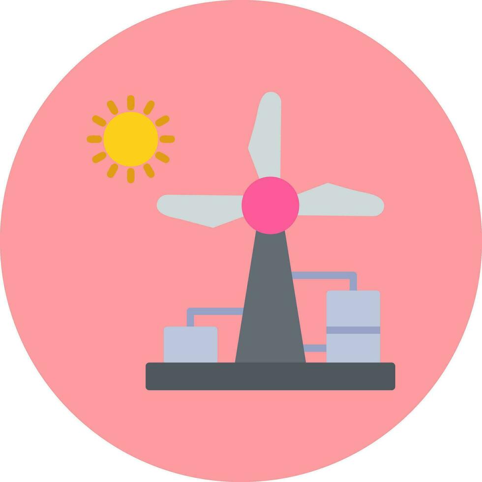 Wind Energy Vector Icon