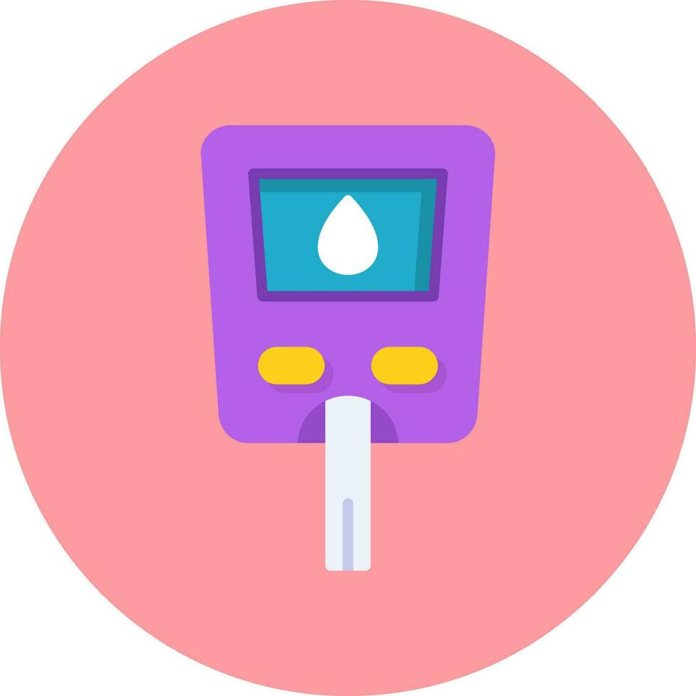 Glucose Meter Vector Icon