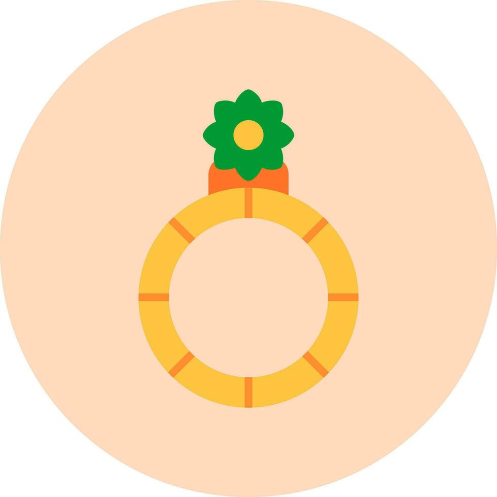 icono de vector de anillo