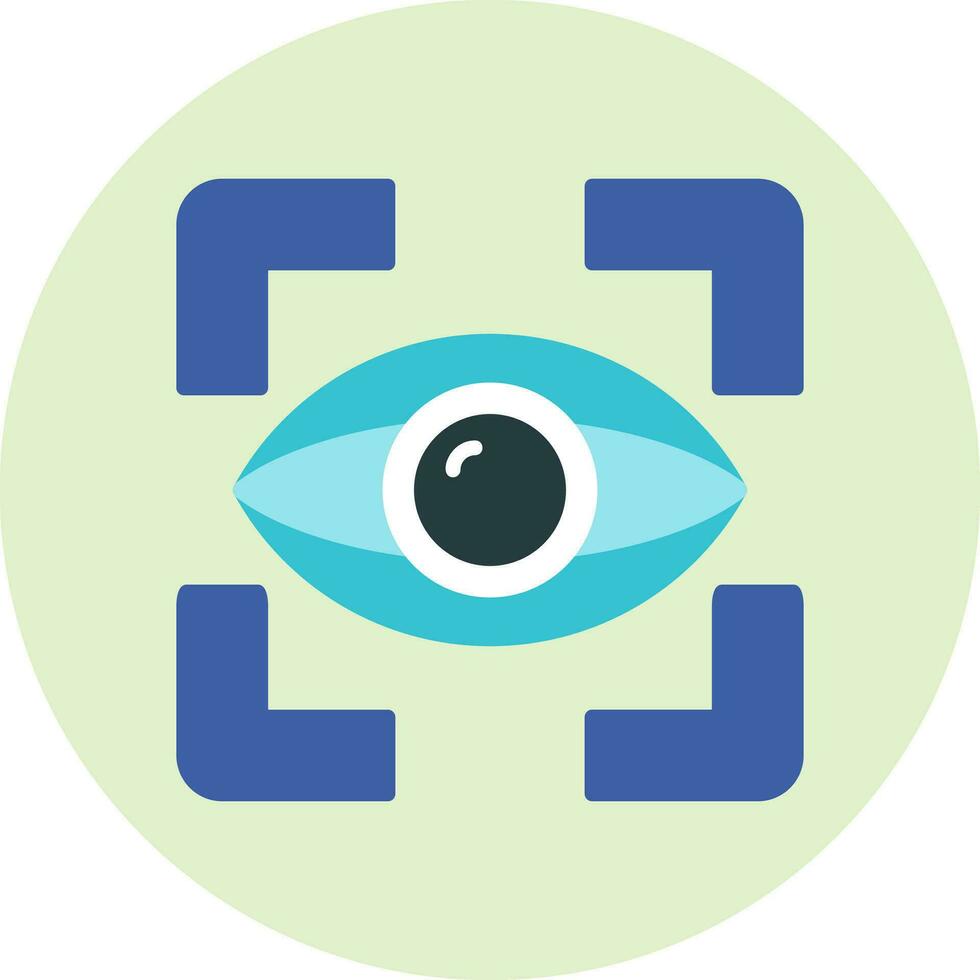 Eye Tracking Vector Icon