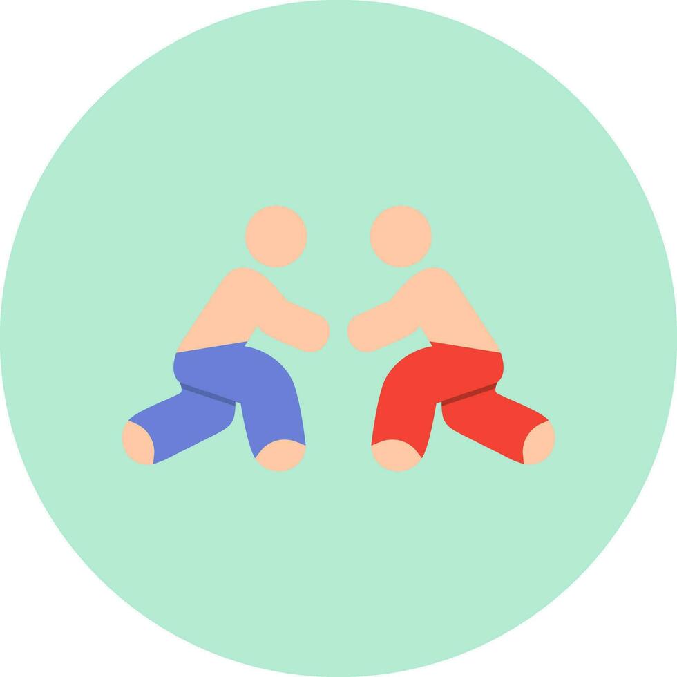 Wrestling Vector Icon