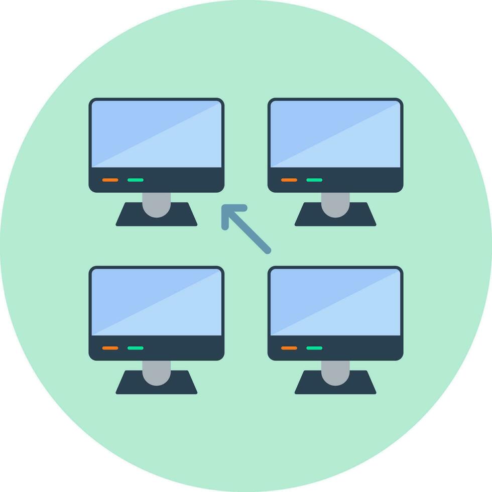 Decentralized Vector Icon