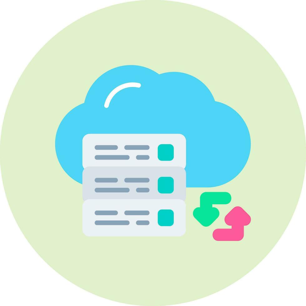 Data Storage Vector Icon