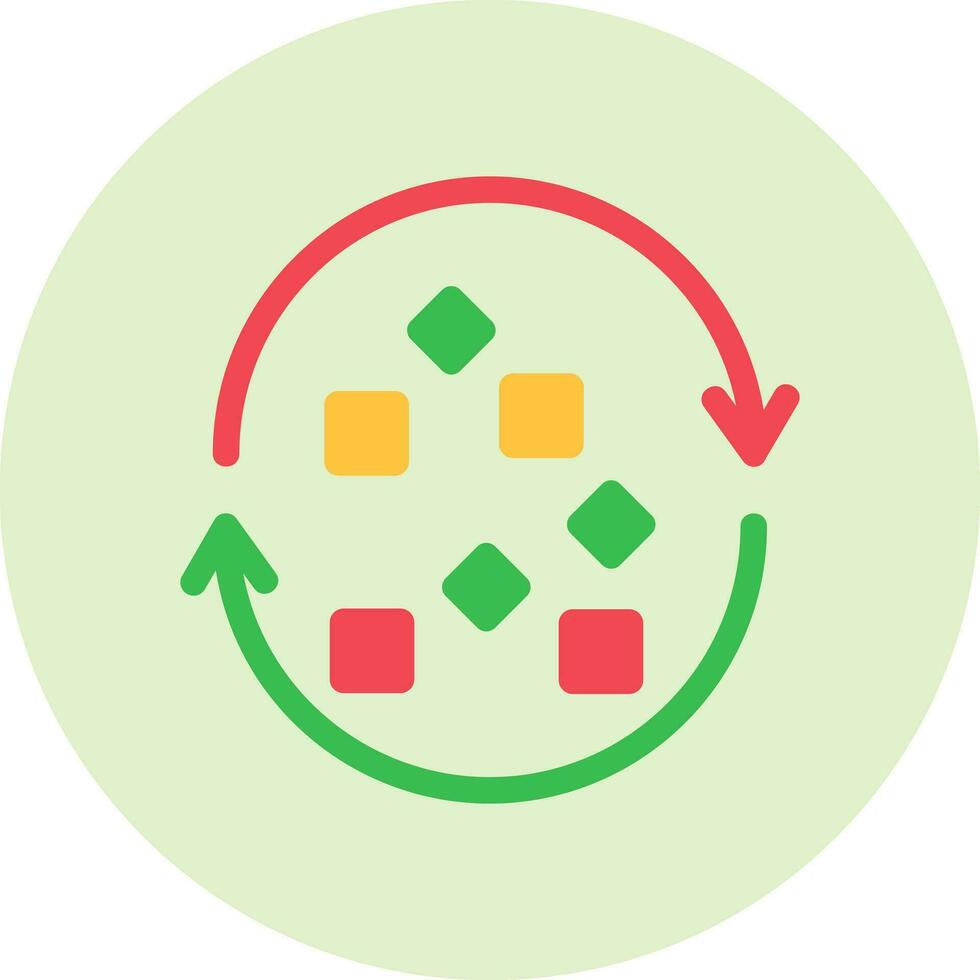 Unstructured Data Vector Icon