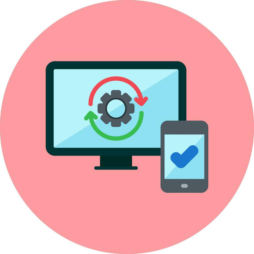 Synchronization Vector Icon