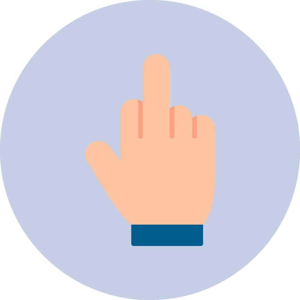 Middle Finger Vector Icon