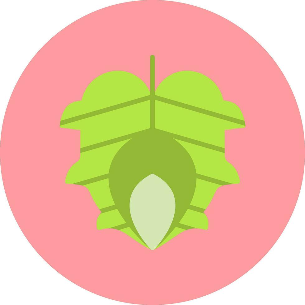 monstera hoja vector icono