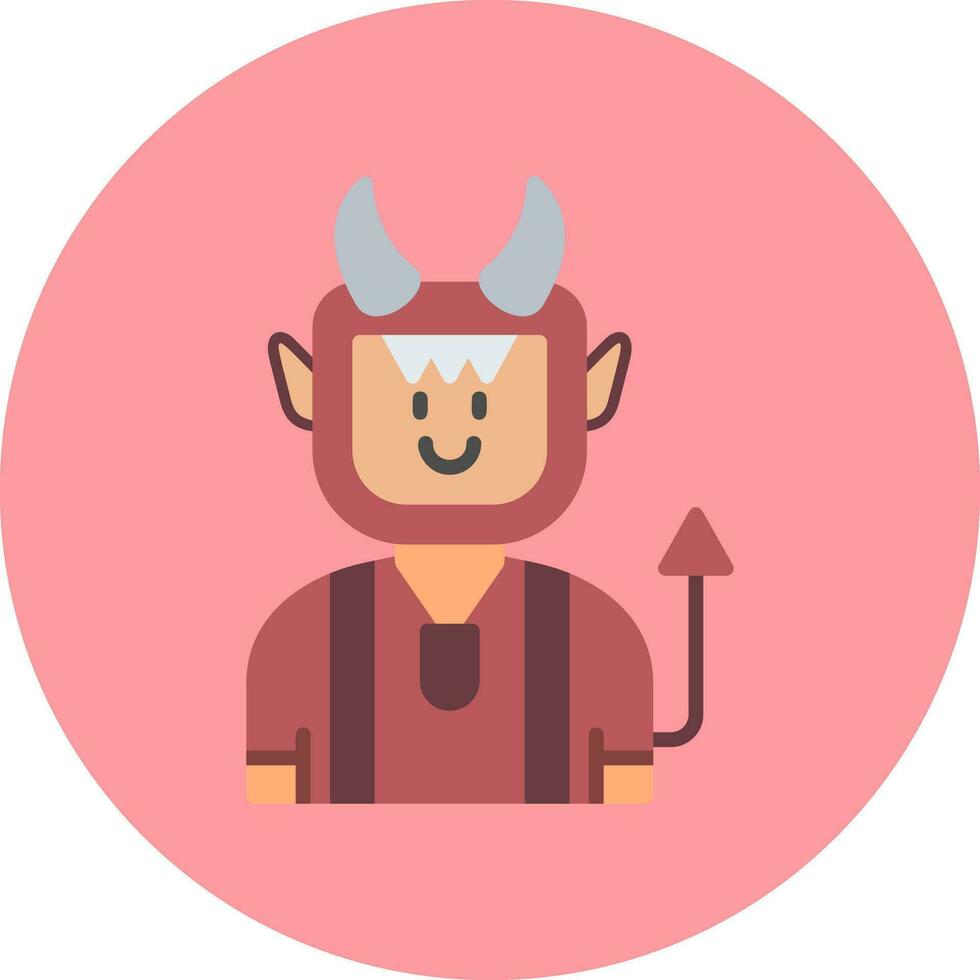 icono de vector de diablo