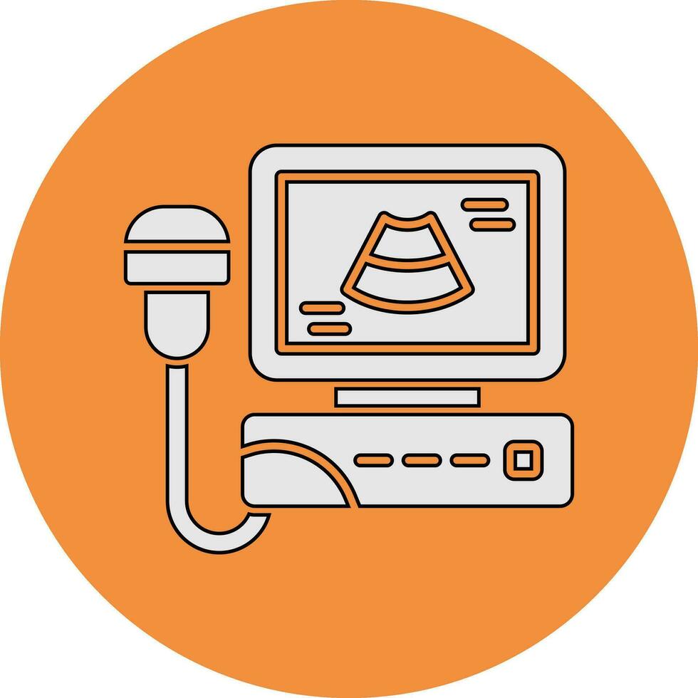 Ultrasonography Vector Icon