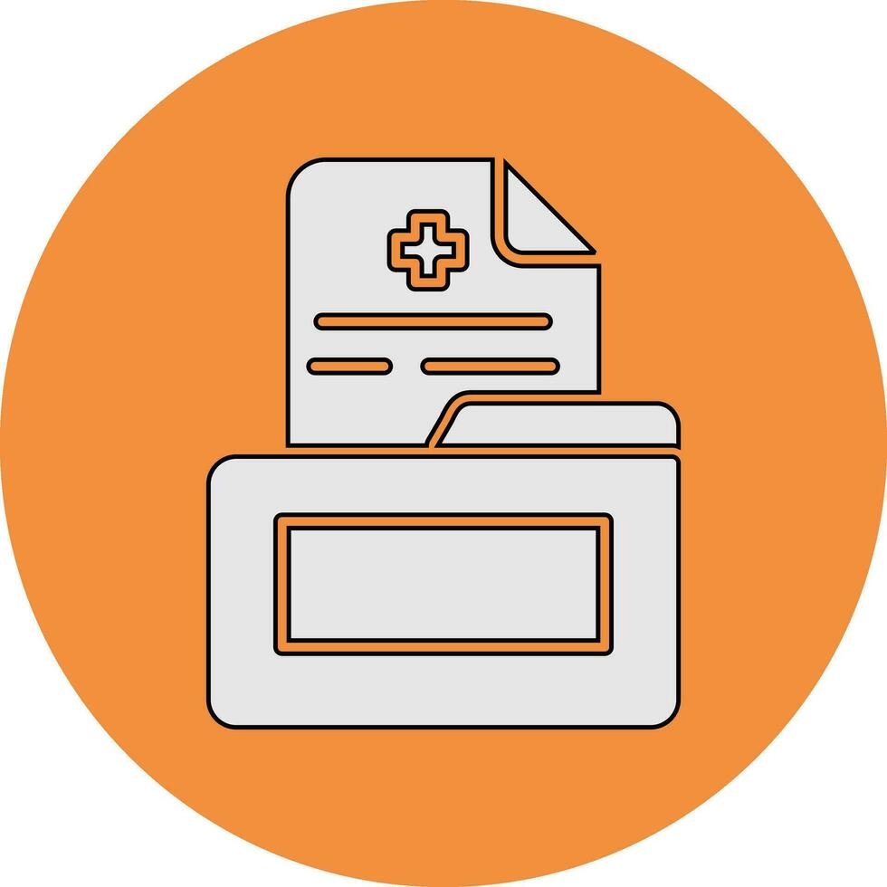 Medical File Vector Icon