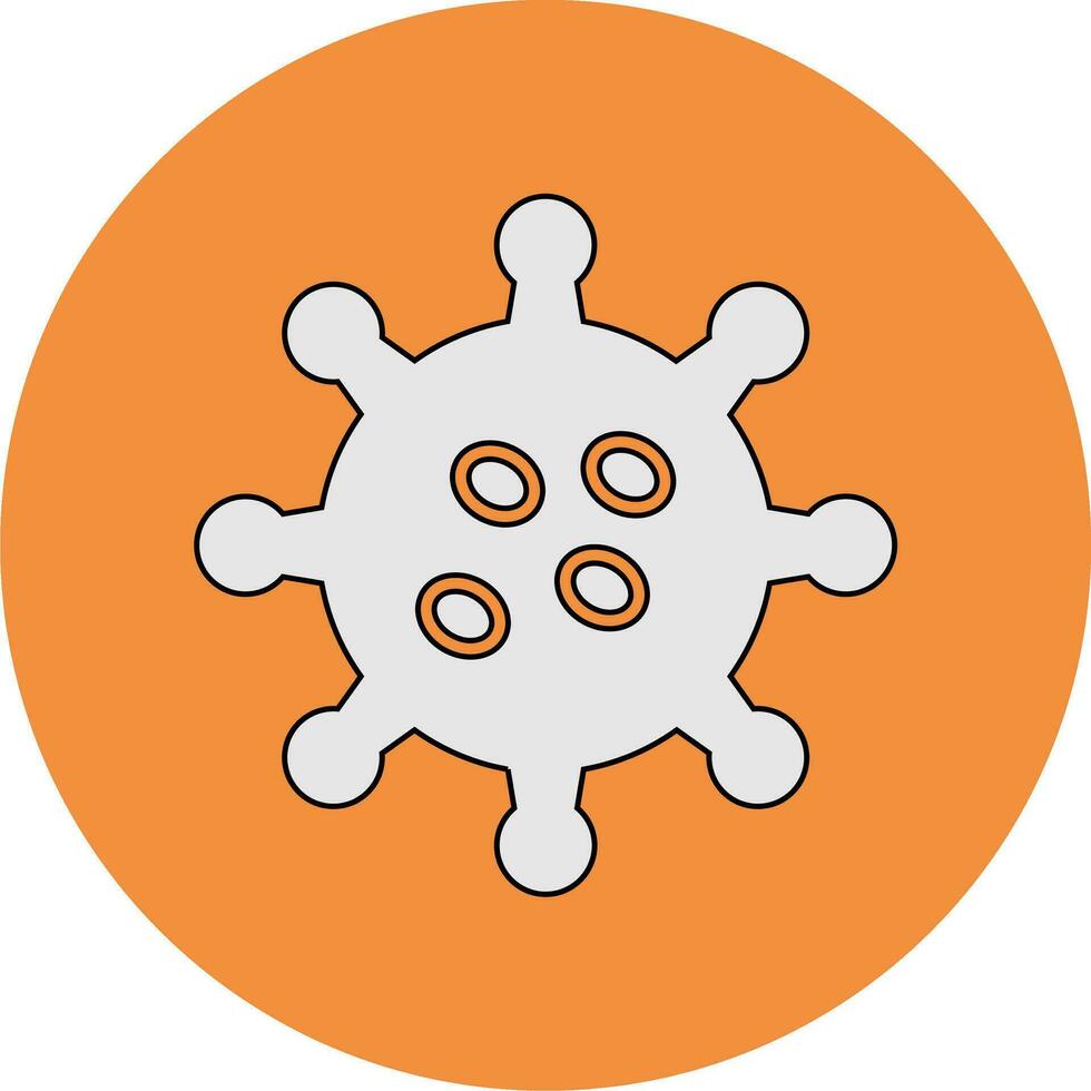 icono de vector de virus