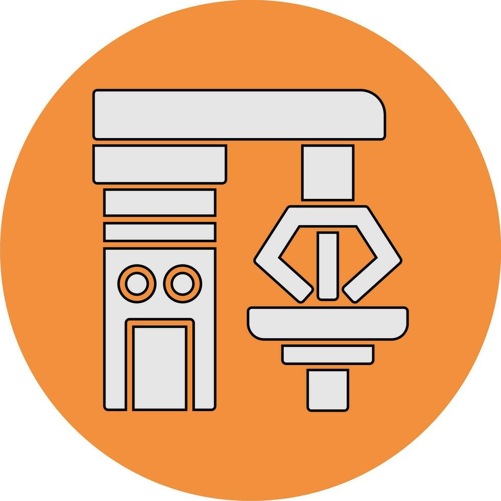 robotic surgery Vector Icon