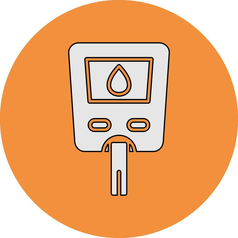 Glucose Meter Vector Icon