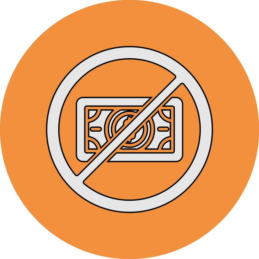 No Money Vector Icon