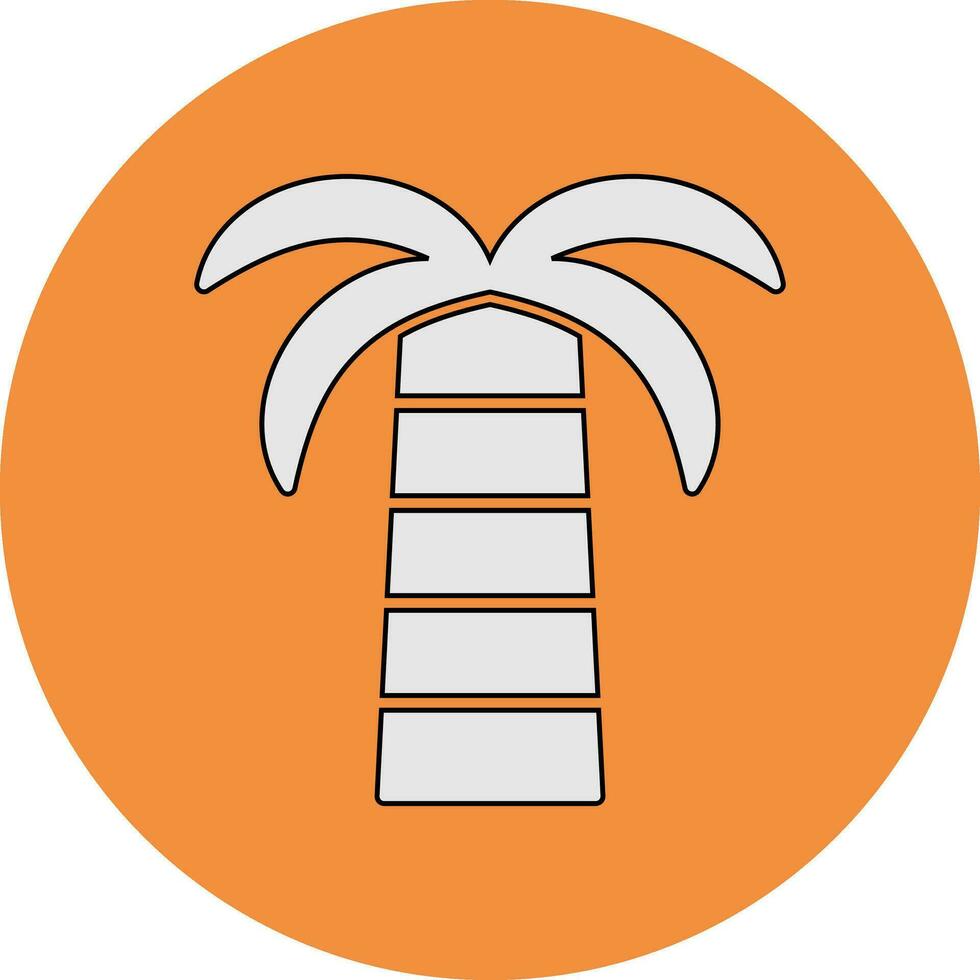 Coconut Palm Vector Icon