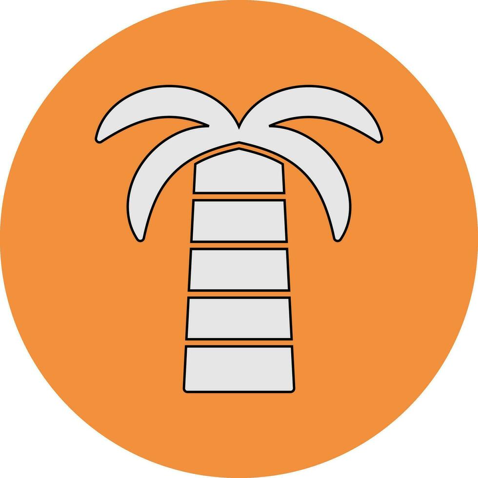 Coconut Palm Vector Icon