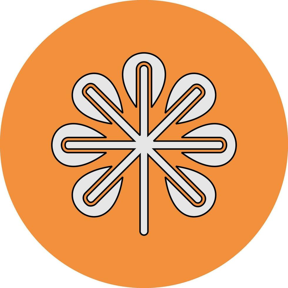 Dwarf Schefflera Vector Icon