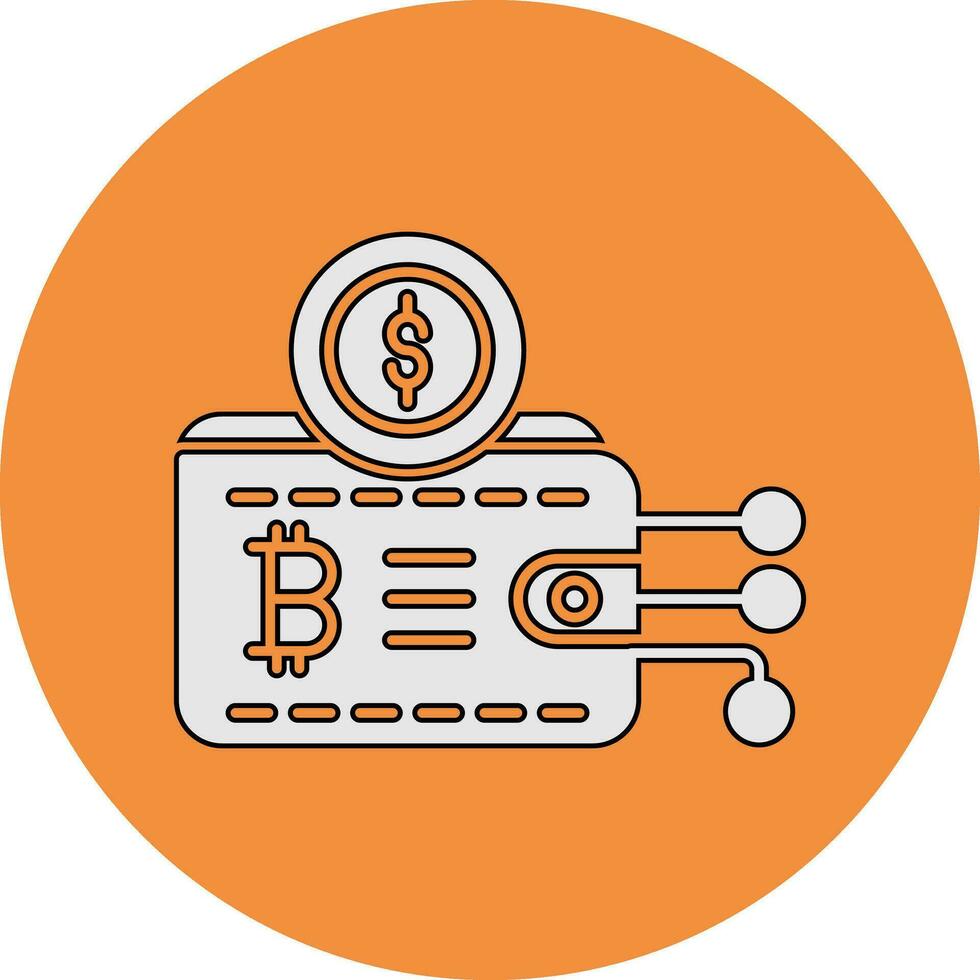 Crypto Wallet Vector Icon