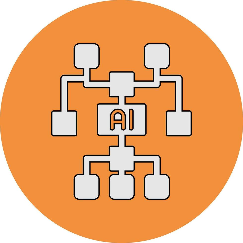 Artificial Intelligence Vector Icon