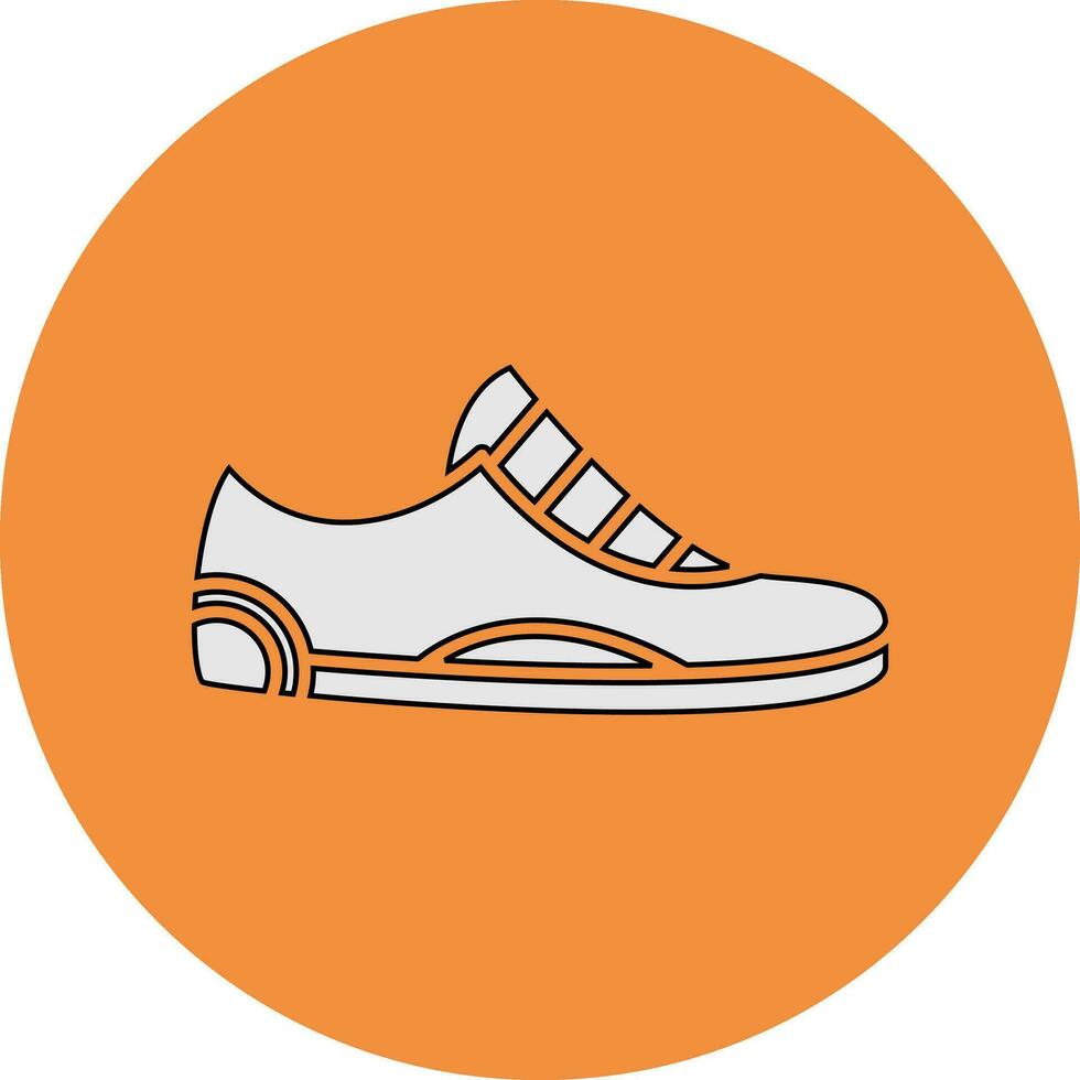 icono de vector de zapatos