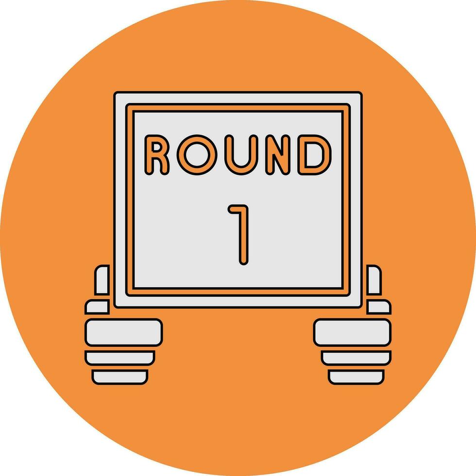 First Round Vector Icon
