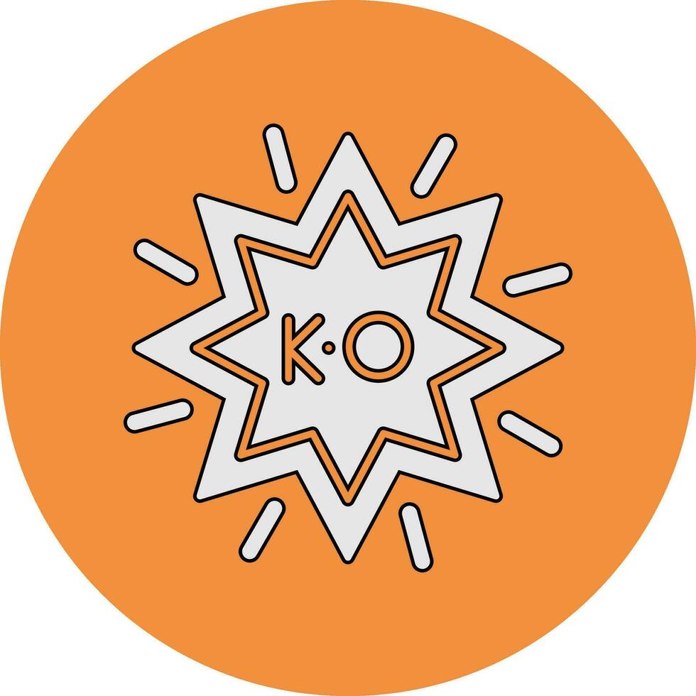 ko vector icono