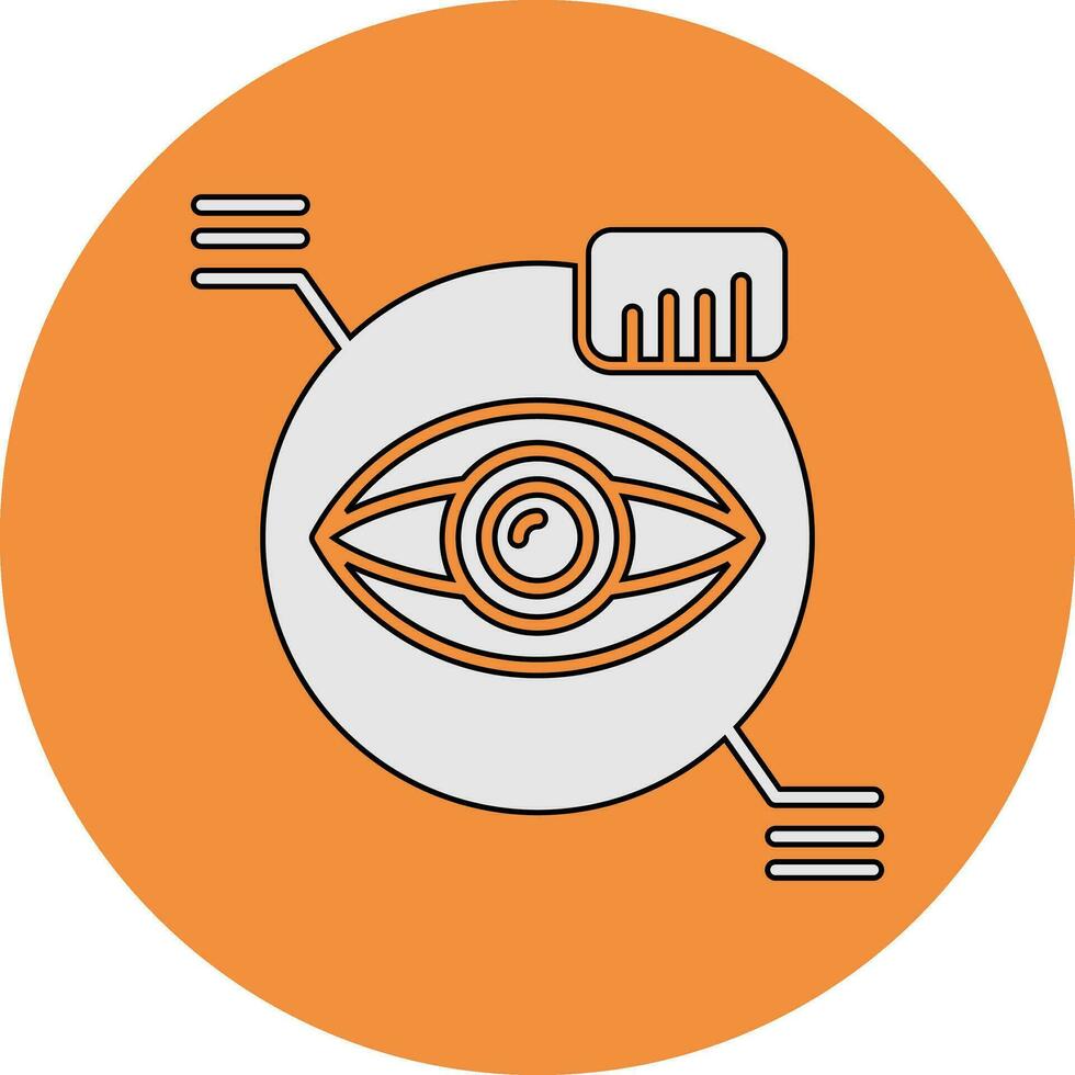 Eye Scanner Vector Icon