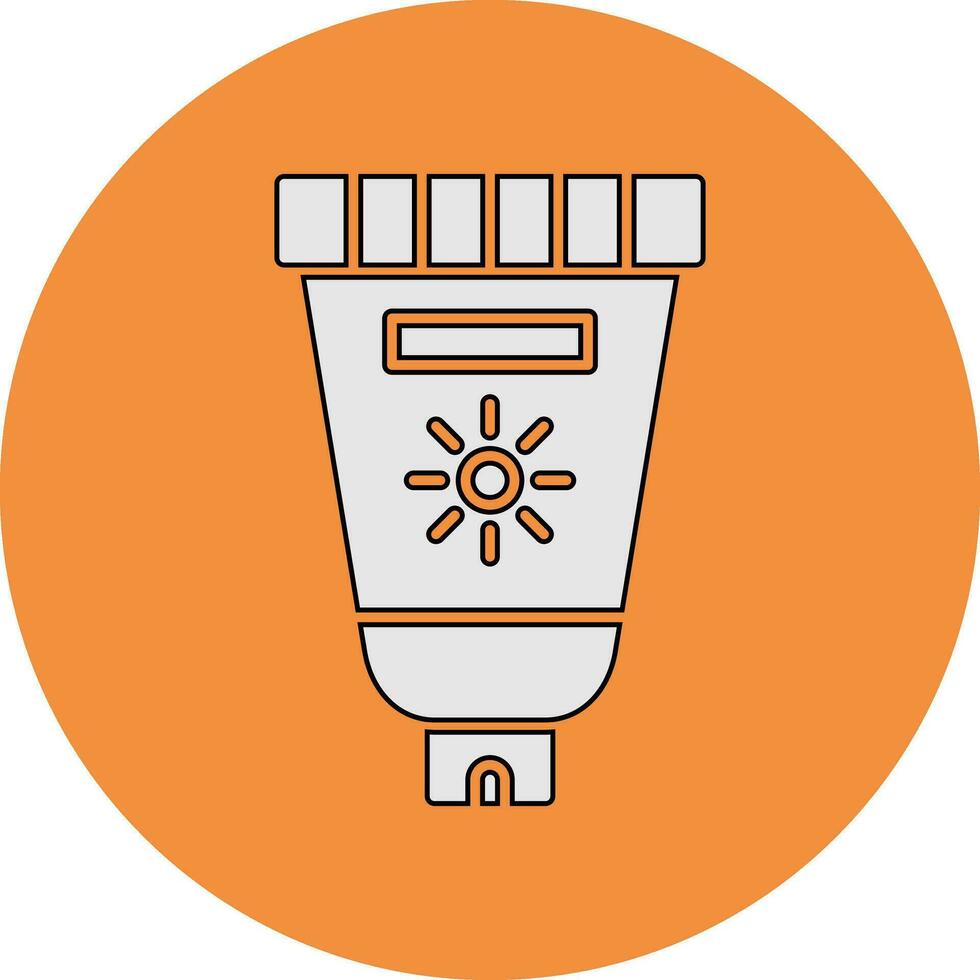 Sunscreen Vector Icon