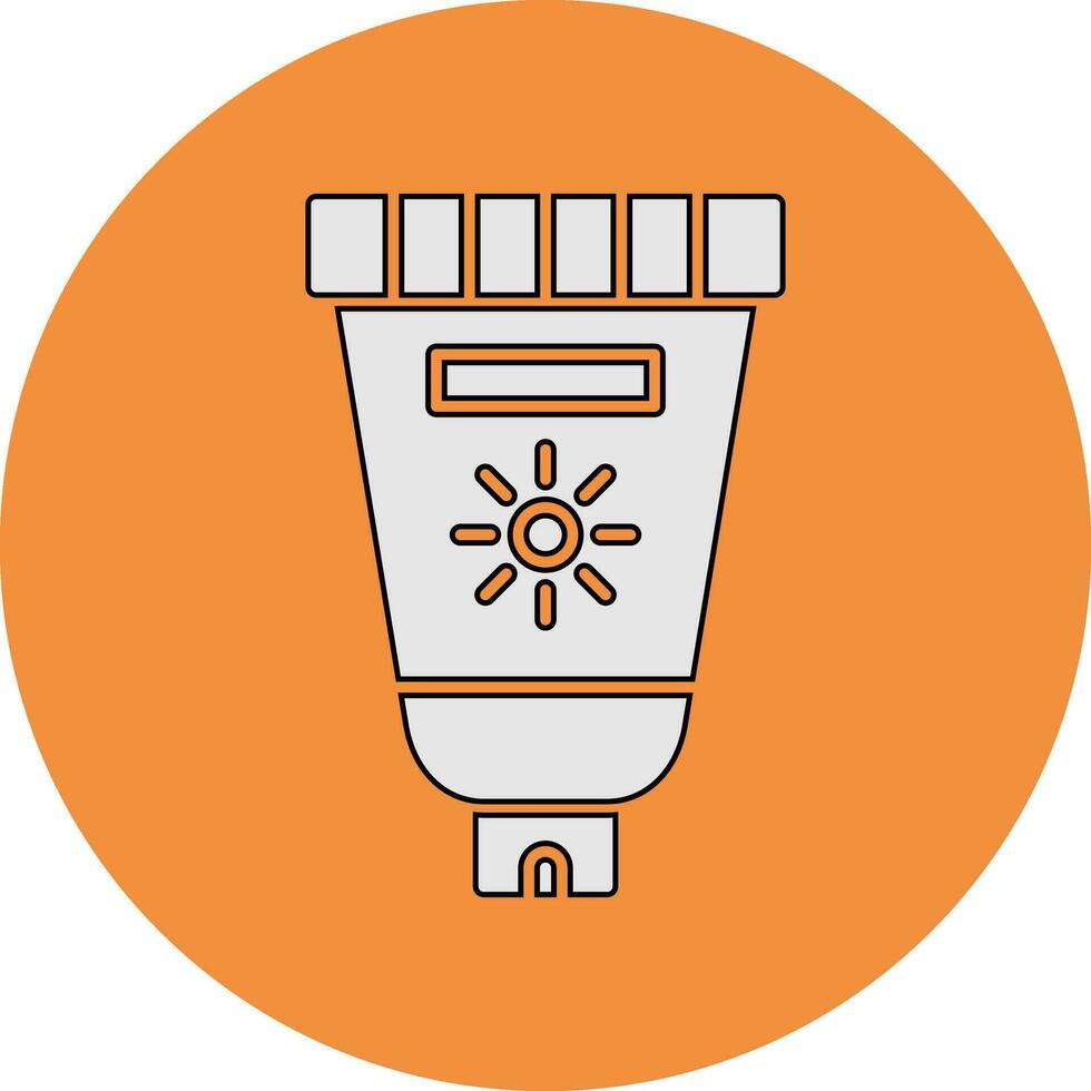 Sunscreen Vector Icon