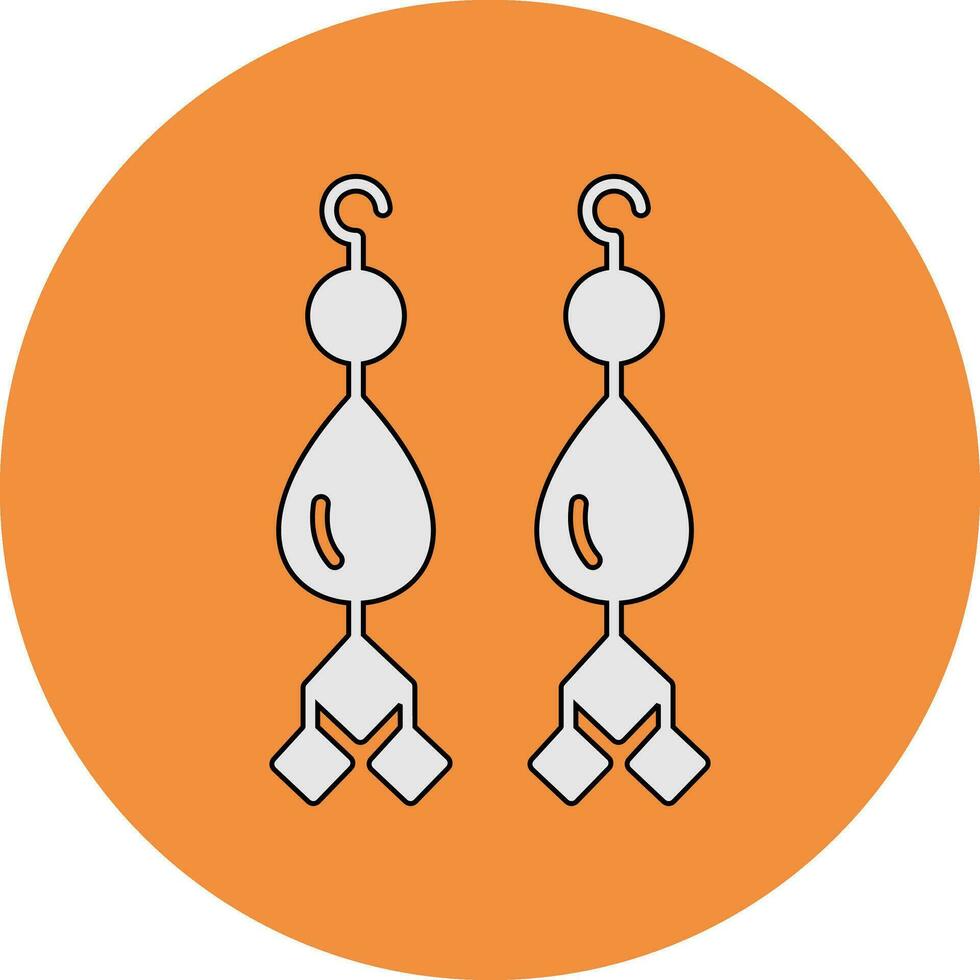 Earrings Vector Icon