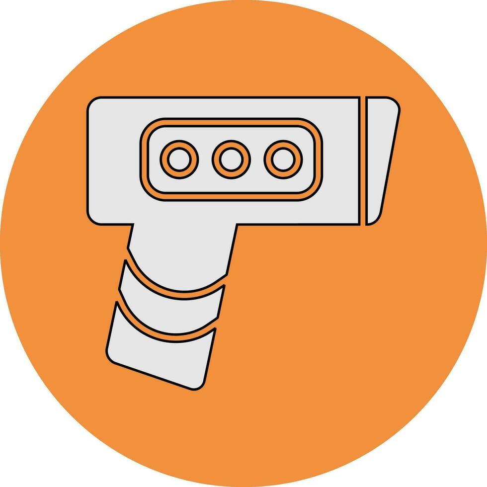 Thermometer Gun Vector Icon