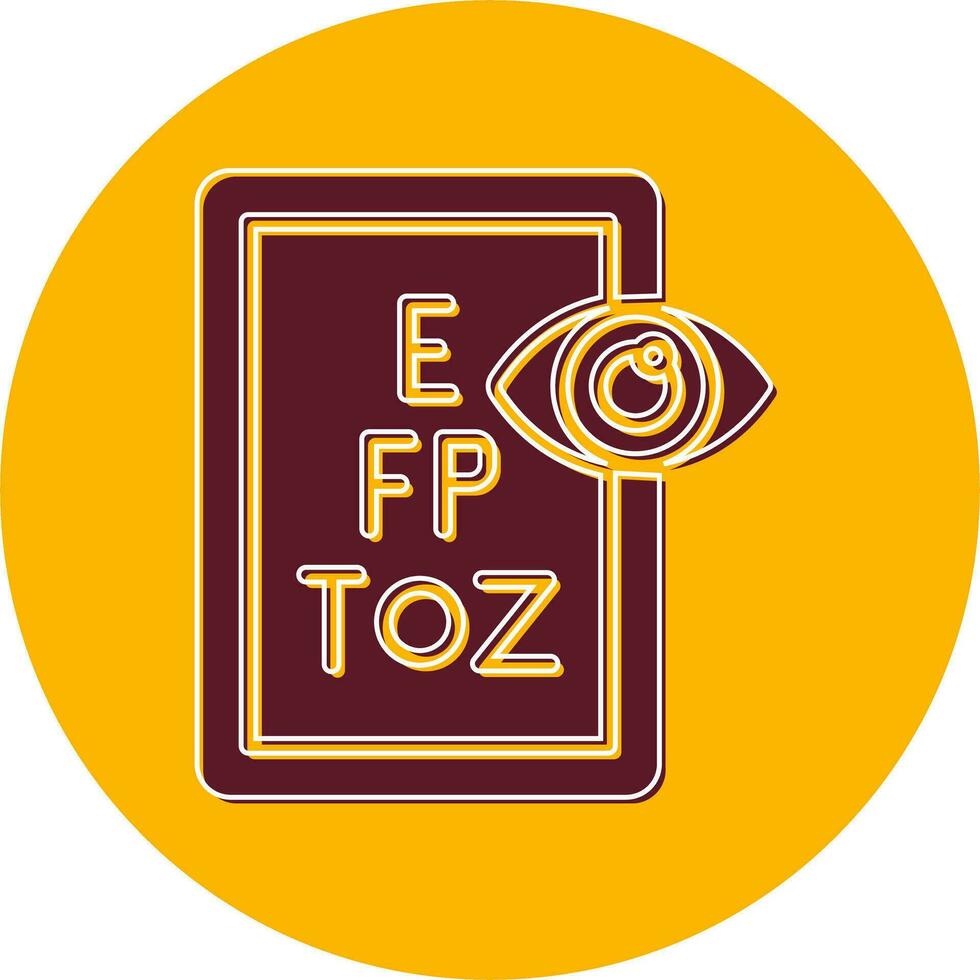 Eye Test Vector Icon