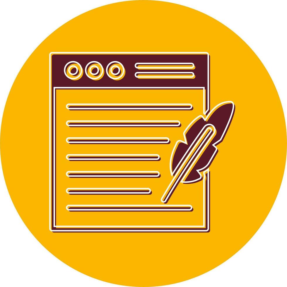 Feather Vector Icon